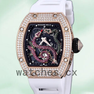Richard Mille RM 026 Unisex RM 026-001 45*39mm Transparent Dial Rose Gold Replica Watches