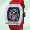 Richard Mille RM 026 Unisex 45*39mm RM 026-004 Silver Rubber Band Replica Watches
