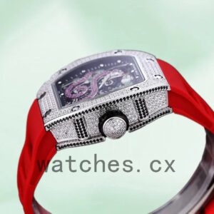 Richard Mille RM 026 Unisex 45*39mm RM 026-004 Silver Rubber Band Replica Watches