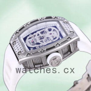 Richard Mille RM 052 RM 052-015 Men 50*42mm Silver Automatic Replica Watches