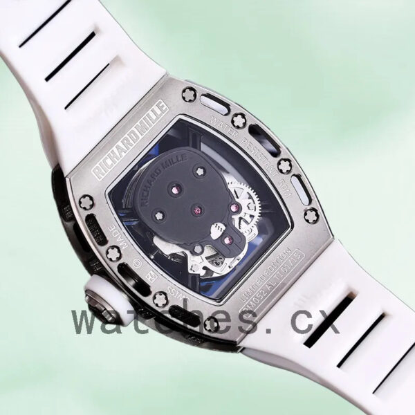 Richard Mille RM 052 RM 052-015 Men 50*42mm Silver Automatic Replica Watches - Image 4