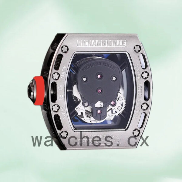 Richard Mille RM 052 50*42mm Men RM 052-017 Diamonds Skull Dial Replica Watches - Image 3