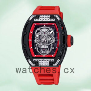 Richard Mille RM 052 Men RM 052-018 50*42mm Rubber Band Replica Watches