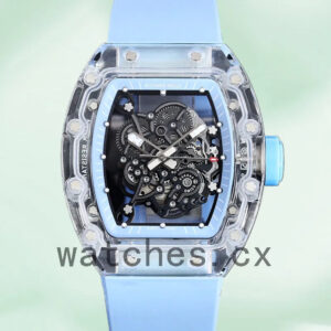 Richard Mille RM 055 50*42mm RM 055-023 Men Rubber Band Replica Watches