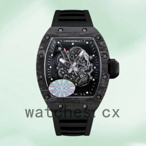 Richard Mille RM055 RM055 Around 50*40mm Men Transparent Dial Replica Watches