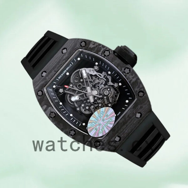 Richard Mille RM055 RM055 Around 50*40mm Men Transparent Dial Replica Watches