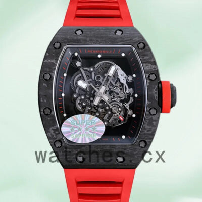 Richard Mille RM055 RM055 Around 50*40mm Men Automatic Black Replica Watches
