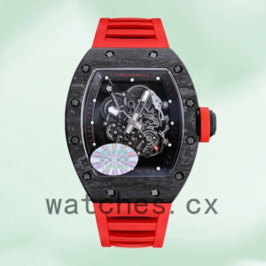 Richard Mille RM055 RM055 Around 50*40mm Men Automatic Black Replica Watches