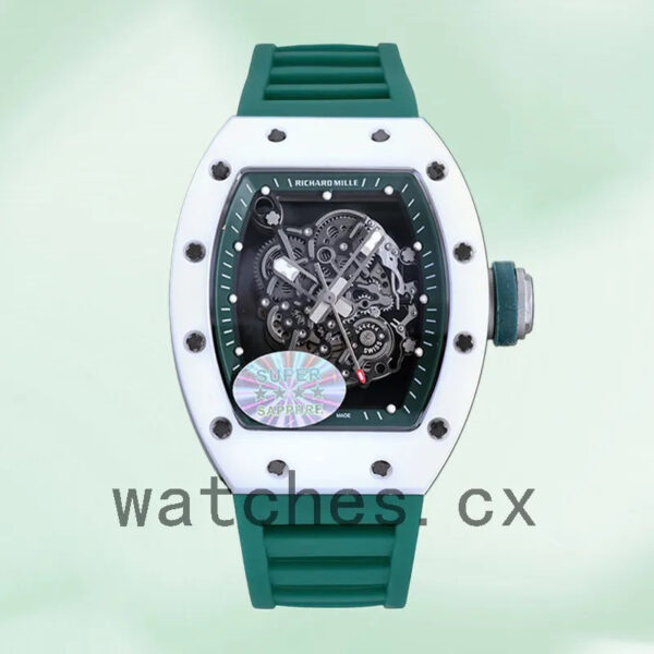 Richard Mille RM055 RM055 Around 50*40mm Men Rubber Band Replica Watches