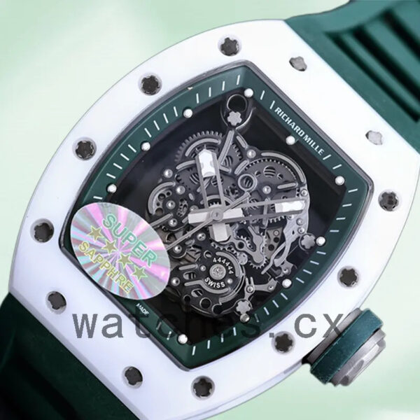 Richard Mille RM055 RM055 Around 50*40mm Men Rubber Band Replica Watches