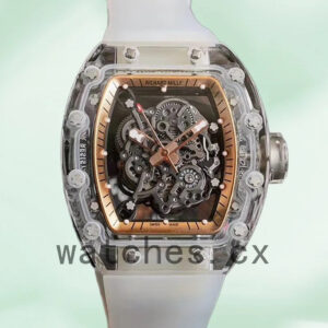 Richard Mille RM055 Around 50*40mm RM055 Men Transparent Dial Replica Watches