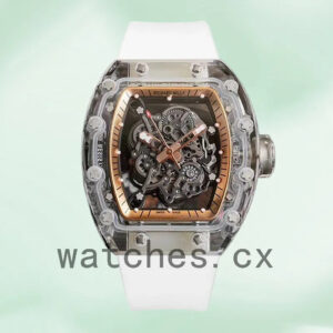 Richard Mille RM055 Around 50*40mm RM055 Men Transparent Dial Replica Watches