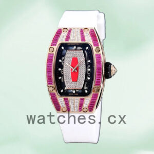 Richard Mille RM 07-01 Ladies RM 07-01-009 31*45mm Red With Diamonds Dial Automatic Replica Watches