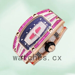 Richard Mille RM 07-01 Ladies RM 07-01-009 31*45mm Red With Diamonds Dial Automatic Replica Watches