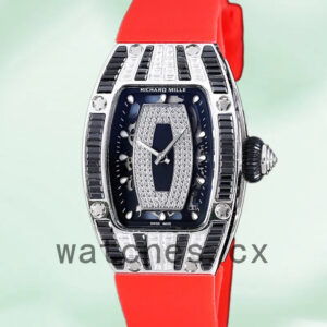 Richard Mille RM 07-01 RM 07-01-015 31*45mm Ladies Black With Diamonds Dial Replica Watches