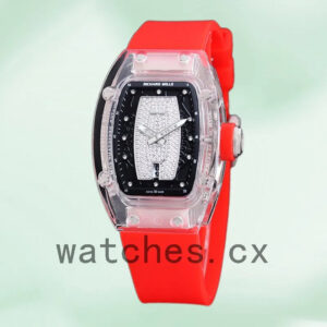 Richard Mille RM 07-02 Ladies 46*32mm RM 07-02-003 Rubber Band Transparent Replica Watches