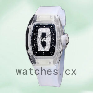 Richard Mille RM 07-02 Ladies RM 07-02-008 46*32mm Rubber Band Replica Watches