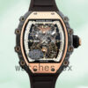 Richard Mille RM21-01 Around 50*40mm RM21-01 Men Black Rubber Band Replica Watches