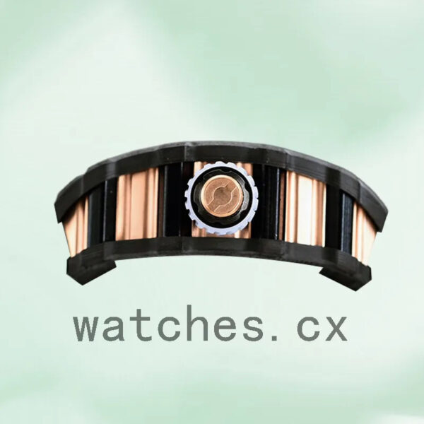 Richard Mille RM21-01 Around 50*40mm RM21-01 Men Black Rubber Band Replica Watches - Image 4