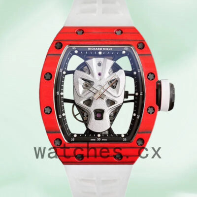 Richard Mille RM52-06 Men Around 50*40mm RM52-06 Automatic Rubber Band Replica Watches