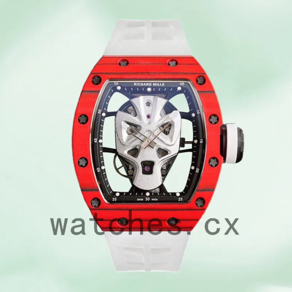 Richard Mille RM52-06 Men Around 50*40mm RM52-06 Automatic Rubber Band Replica Watches
