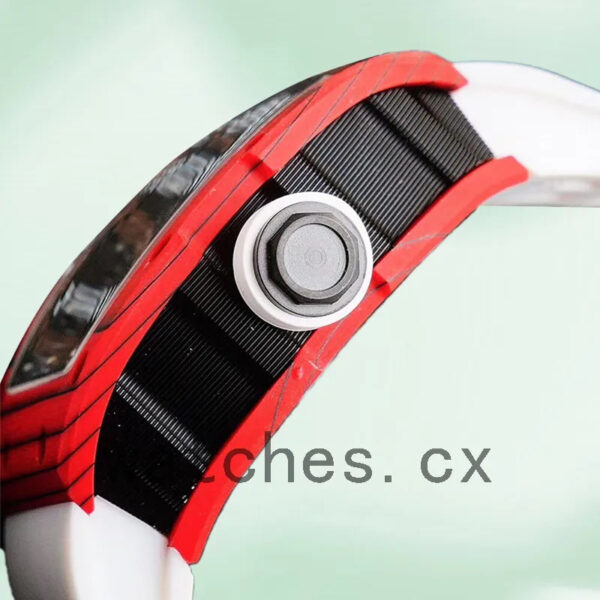 Richard Mille RM52-06 Men Around 50*40mm RM52-06 Automatic Rubber Band Replica Watches - Image 4