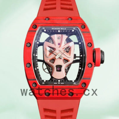 Richard Mille RM52-06 RM52-06 Around 50*40mm Men Hero Dial Rubber Band Replica Watches