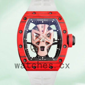 Richard Mille RM52-06 Around 50*40mm Men RM52-06 Hero Dial Rubber Band Replica Watches