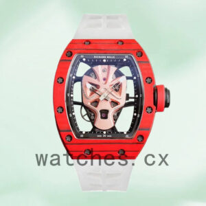 Richard Mille RM52-06 Around 50*40mm Men RM52-06 Hero Dial Rubber Band Replica Watches
