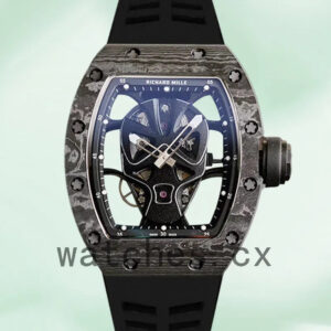 Richard Mille RM52-06 Around 50*40mm RM52-06 Men Automatic Rubber Band Replica Watches