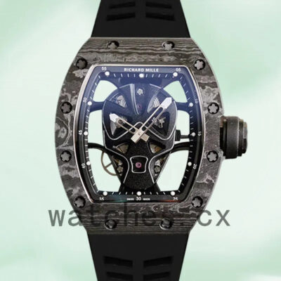 Richard Mille RM52-06 Around 50*40mm RM52-06 Men Automatic Rubber Band Replica Watches