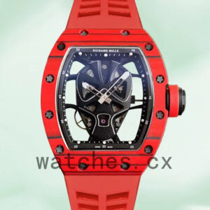 Richard Mille RM52-06 Around 50*40mm Men RM52-06 Rubber Band Replica Watches