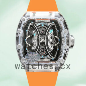 Richard Mille RM53-01 Men Around 50*40mm RM53-01 Transparent Dial Replica Watches