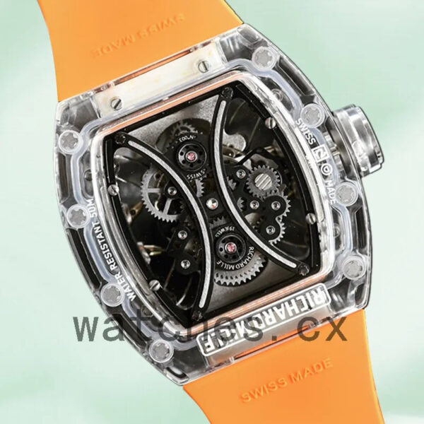 Richard Mille RM53-01 Men Around 50*40mm RM53-01 Transparent Dial Replica Watches