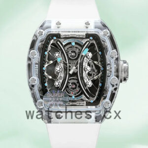 Richard Mille RM53-01 Men RM53-01 Around 50*40mm Transparent Transparent Dial Replica Watches