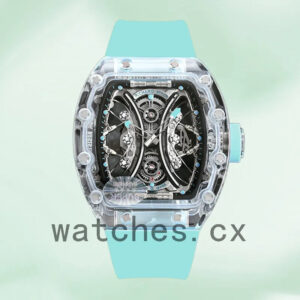 Richard Mille RM53-01 Men RM53-01 Around 50*40mm Transparent Dial Replica Watches