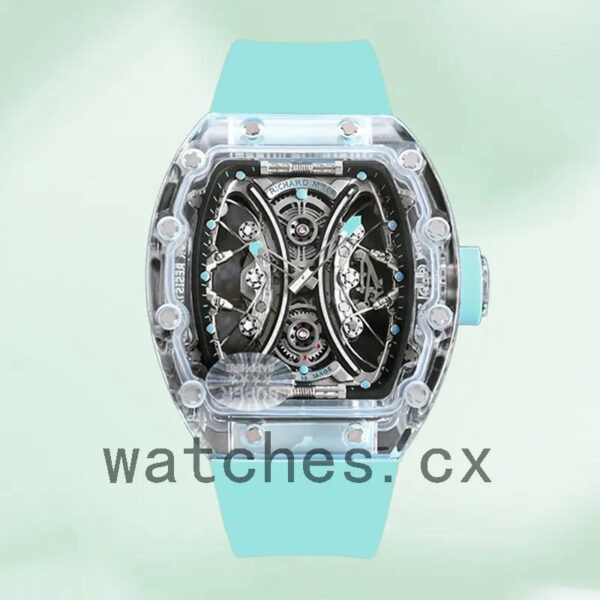 Richard Mille RM53-01 Men RM53-01 Around 50*40mm Transparent Dial Replica Watches