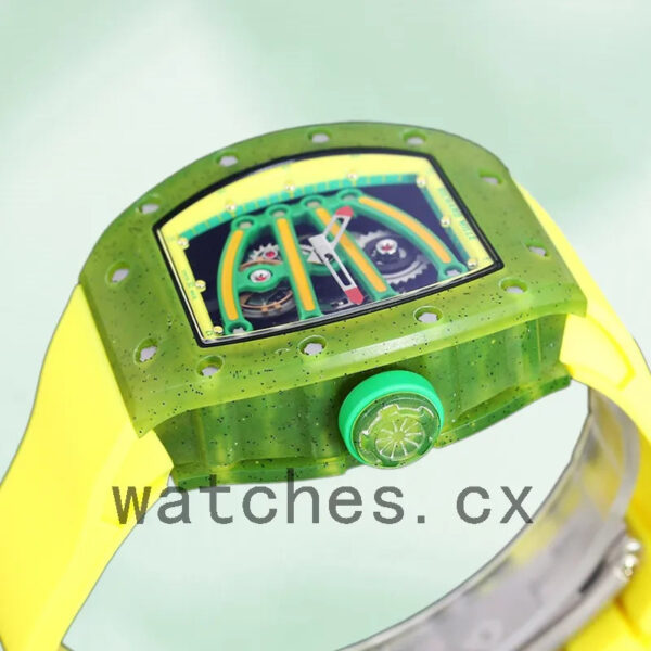 Richard Mille RM 56-01 RM 56-01-001 Men 50*42mm Transparent Dial Replica Watches