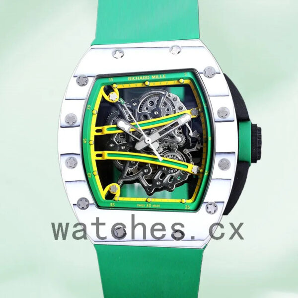 Richard Mille RM 61-01 RM 61-01-001 Men 50*40mm White Automatic Replica Watches