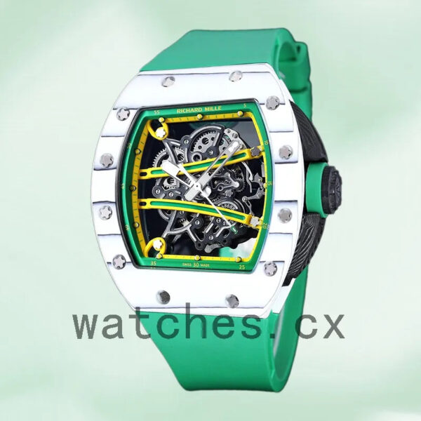 Richard Mille RM 61-01 RM 61-01-001 Men 50*40mm White Automatic Replica Watches