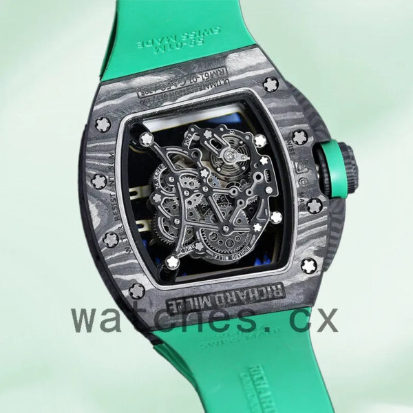 Richard Mille RM 61-01 50*40mm RM 61-01-002 Men Rubber Band Replica Watches - Image 4