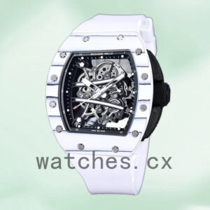 Richard Mille RM 61-01 50*40mm RM 61-01-003 Men Transparent Dial Replica Watches