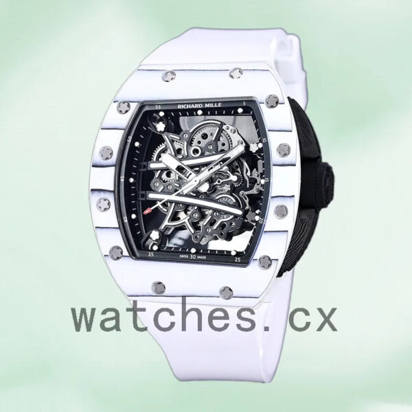 Richard Mille RM 61-01 50*40mm RM 61-01-003 Men Transparent Dial Replica Watches