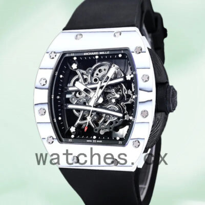 Richard Mille RM 61-01 50*40mm Men RM 61-01-004 Automatic White Replica Watches