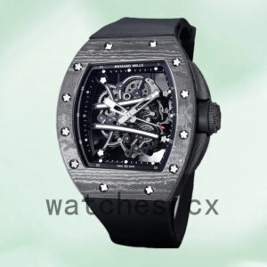 Richard Mille RM 61-01 50*40mm RM 61-01-004 Men Black Transparent Dial Replica Watches