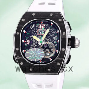Richard Mille RM 62-01 50*42mm Men RM 62-01-001 Rubber Band Replica Watches
