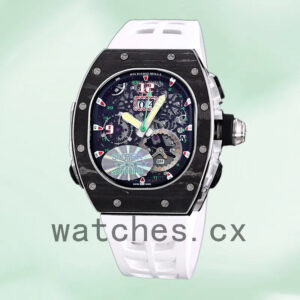 Richard Mille RM 62-01 50*42mm Men RM 62-01-001 Rubber Band Replica Watches