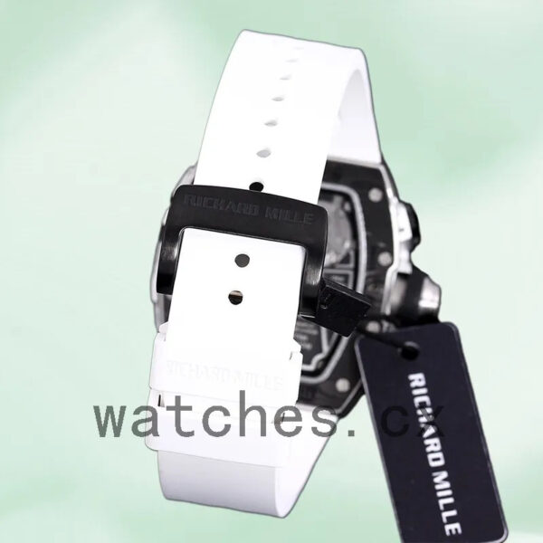 Richard Mille RM 62-01 50*42mm Men RM 62-01-001 Rubber Band Replica Watches - Image 4