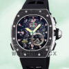 Richard Mille RM 62-01 50*42mm Men RM 62-01-002 Black Rubber Band Replica Watches