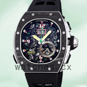 Richard Mille RM 62-01 50*42mm Men RM 62-01-002 Black Rubber Band Replica Watches